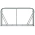 Leñero de acero galvanizado verde 180x45x100