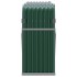 Leñero de acero galvanizado verde 180x45x100