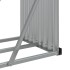 Leñero de acero galvanizado verde 180x45x100
