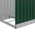 Leñero de acero galvanizado verde 40x45x170