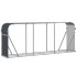 Leñero de acero galvanizado gris antracita 234x45x100