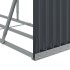 Leñero de acero galvanizado gris antracita 234x45x100