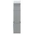 Leñero de acero galvanizado gris claro 120x45x210