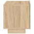Mesita de noche con luces LED roble Sonoma 70x36x40,5
