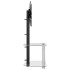 Mueble TV esquina 2 niveles para 32-70 pulgadas negro