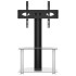 Mueble TV esquina 2 niveles para 32-70 pulgadas negro