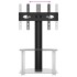 Mueble TV esquina 2 niveles para 32-70 pulgadas negro