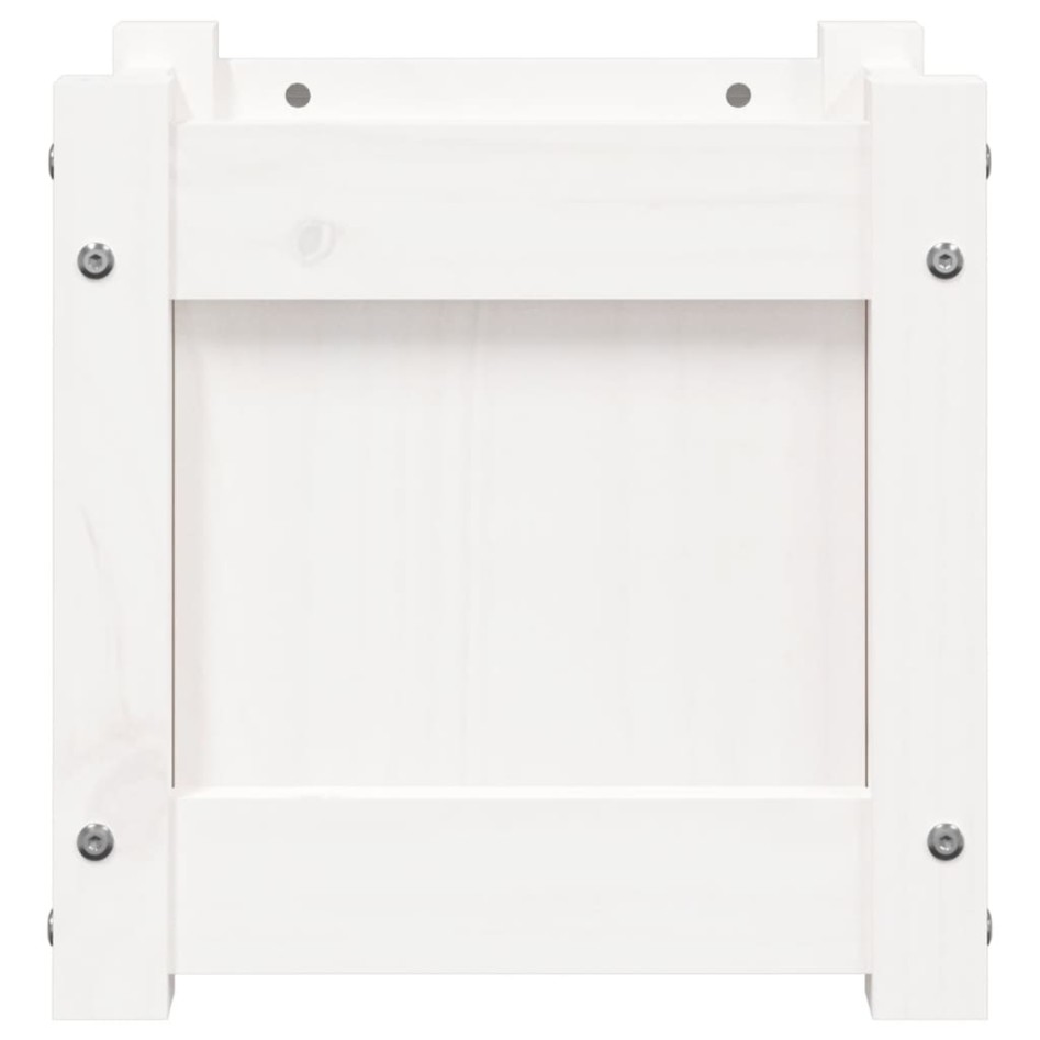 Jardineras de exterior 2 unidades madera maciza de pino