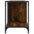 Mueble de TV madera de ingeniería roble ahumado 153x37x50