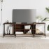 Mueble de TV madera de ingeniería marrón roble 153x37x50