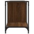 Mueble de TV madera de ingeniería marrón roble 153x37x50