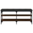 Banco zapatero madera de ingeniería marrón roble 102x32x47