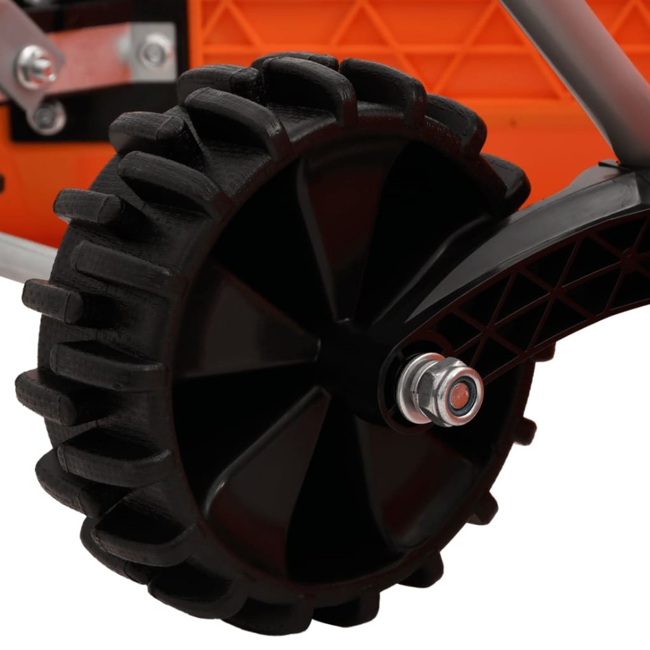 Pala quitanieves de doble ángulo mango extensible acero