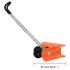 Pala quitanieves de doble ángulo mango extensible acero