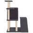 Rascador para gatos con postes de sisal gris oscuro 97