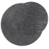 Alfombra de pelo corto suave lavable HUARTE antracita Ø 160