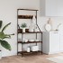 Estantería cocina con ganchos madera ingeniería roble