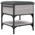 Banco zapatero madera de ingeniería gris Sonoma 42x42x45