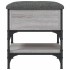 Banco zapatero madera de ingeniería gris Sonoma 42x42x45