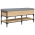 Banco zapatero madera de ingeniería roble Sonoma 102x42x45