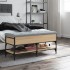 Banco zapatero madera de ingeniería roble Sonoma 102x42x45