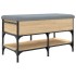 Banco zapatero madera de ingeniería roble Sonoma 82x42x45