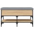 Banco zapatero madera de ingeniería roble Sonoma 82x42x45