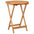 Mesa jardín plegable madera maciza de eucalipto Ø60x75