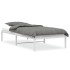 Estructura de cama sin colchón metal blanco 90x190
