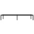 Estructura de cama de metal negro 80x200