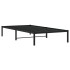 Estructura de cama sin colchón metal negro 100x200