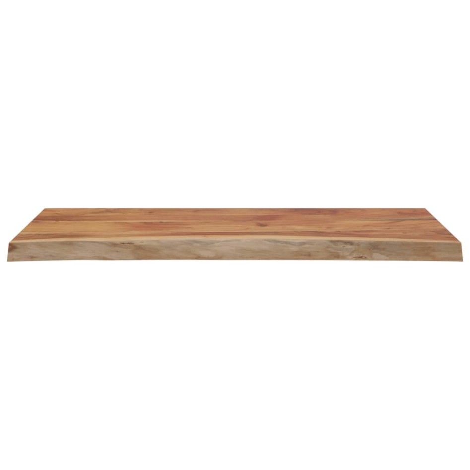 Tablero rectangular madera de acacia borde vivo 110x40x2,5