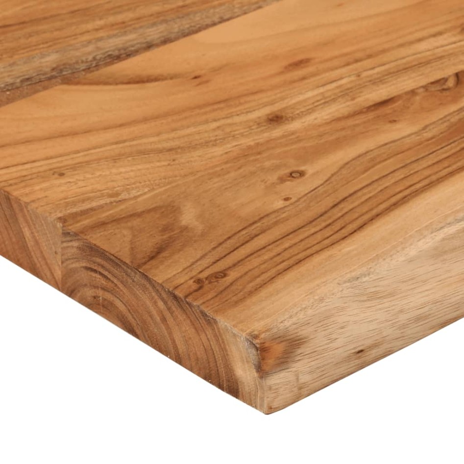 Tablero rectangular madera de acacia borde vivo 110x40x2,5