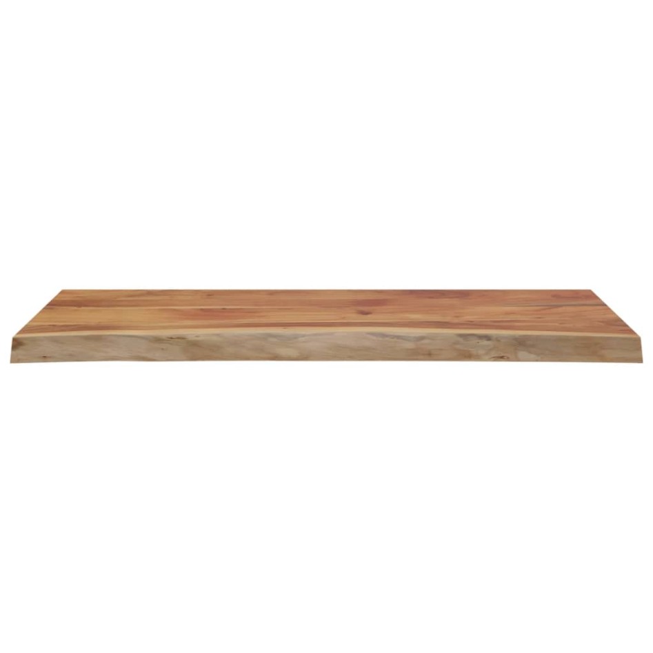 Tablero rectangular madera de acacia borde vivo 90x40x2,5