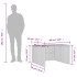 Caseta robot cortacésped ratán sintético marrón 86x90x52/57