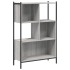 Estantería madera de ingeniería gris Sonoma 72x28x109