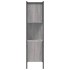Estantería madera de ingeniería gris Sonoma 72x28x109