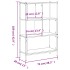 Estantería madera de ingeniería gris Sonoma 72x28x109