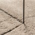 Alfombra de pelo corto suave lavable HUARTE arena 140x200