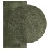 Alfombra pelo corto suave lavable HUARTE verde bosque