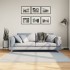 Alfombra de pelo corto suave lavable HUARTE azul 160x160