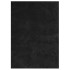 Alfombra de pelo corto suave lavable HUARTE negro 120x170