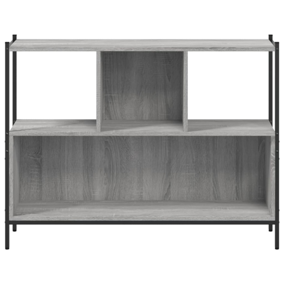 Estantería madera de ingeniería gris Sonoma 102x28x77,5