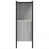 Estantería madera de ingeniería gris Sonoma 102x28x77,5