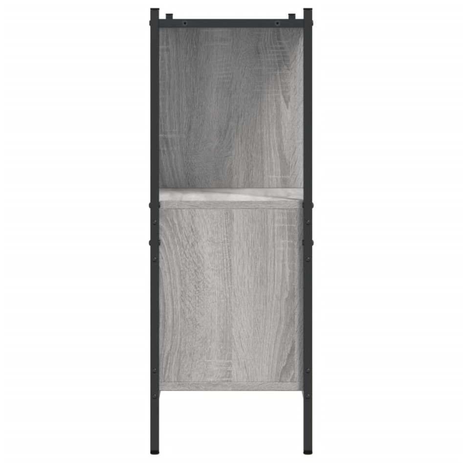 Estantería madera de ingeniería gris Sonoma 102x28x77,5