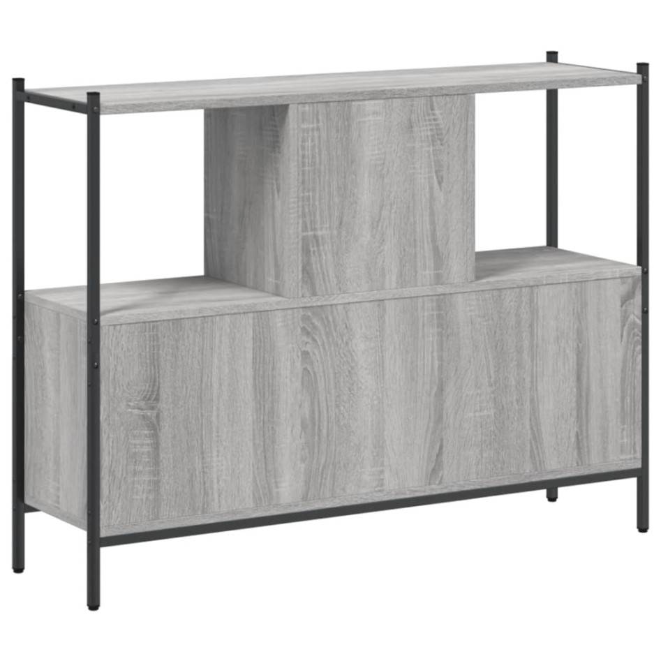 Estantería madera de ingeniería gris Sonoma 102x28x77,5