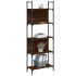 Librería de 5 estantes madera roble marrón 60,5x24x166,5