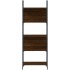 Librería de 5 estantes madera roble marrón 60,5x24x166,5