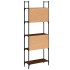 Librería de 5 estantes madera roble marrón 60,5x24x166,5