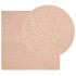 Alfombra de pelo corto suave lavable HUARTE rosado 160x160
